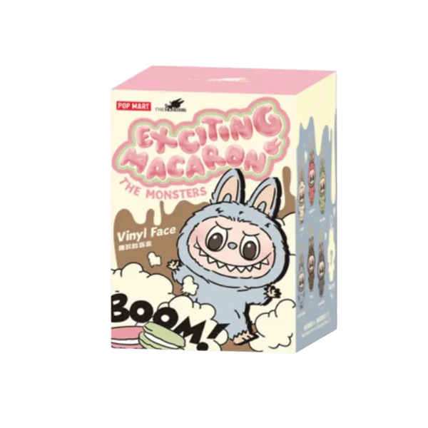 Pop Mart Labubu The Monsters Tasty Macarons Vinyl Face Sealed Case (6 Blind Boxes)