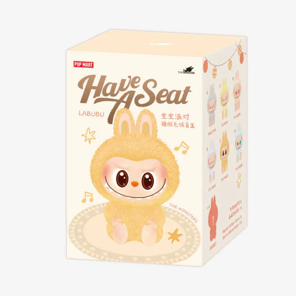 Pop Mart Labubu The Monsters Have a Seat Vinyl Sealed Blind Case Pack of 1